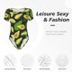 thumbnail image 4 of Fotbe Fresh Avocado Body de Mujer con Cuello Redondo y Mangas Cortas, Sin Mangas Ajustado, Suave, Cómodo y Básico-X-Large, 4 of 7