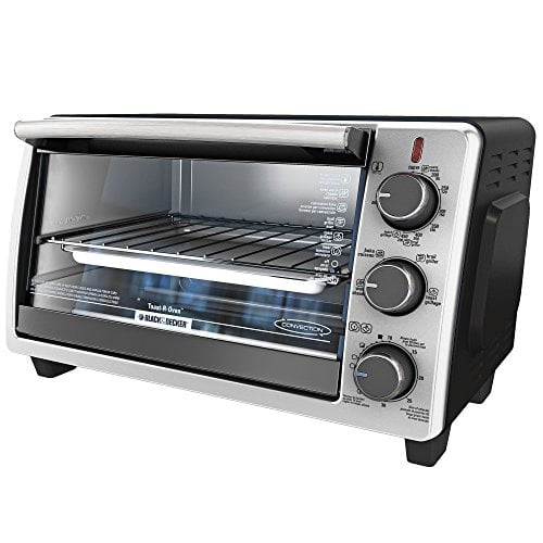 6-Slice Convection Countertop Toaster Oven Silver TO3000G BLACK+DECKER BRAND NEW 