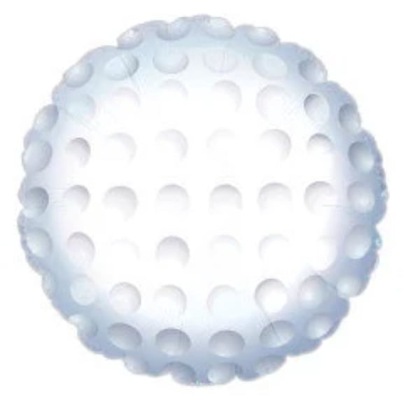 18" GOLF BALL Balloon • Party Supplies Decorations Foil Mylar Balloon