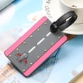 thumbnail image 6 of Supvox 4Pcs Creative Luggage Tags Assorted Color Durable Travel Id Labels for Suitcases, 6 of 7
