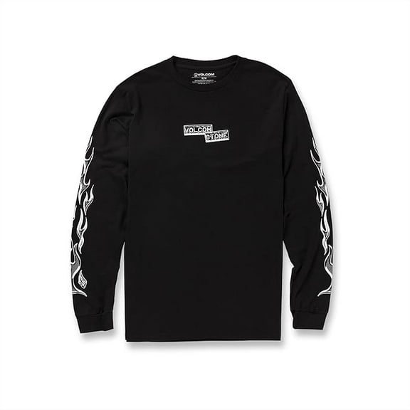Volcom Men's Ignighter Long Sleeve Tee Black, Size X-Large