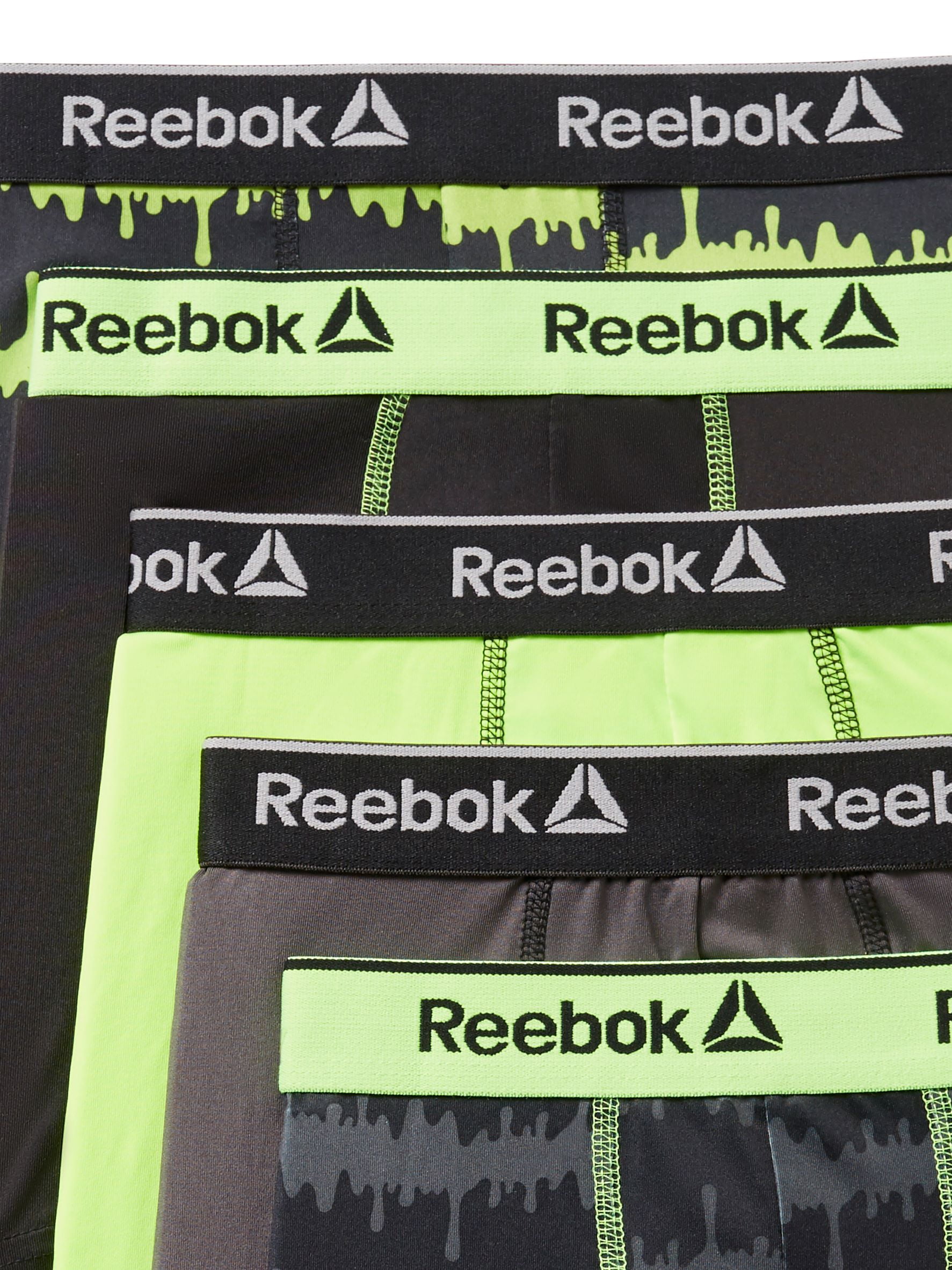 Reebok Boys' Performance Boxer Briefs, 5 Pack, Sizes S-XL
