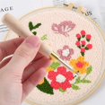thumbnail image 4 of 11Pcs Punch Needle Tool Kit Embroidery Stitching Punch Needle & Needle Threader Embroidery Poking Cr, 4 of 5