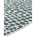 thumbnail image 5 of Jill Zarin Outdoor Collection Area Rug - Cape Town (13' 1" Round Teal/Ivory), 5 of 8
