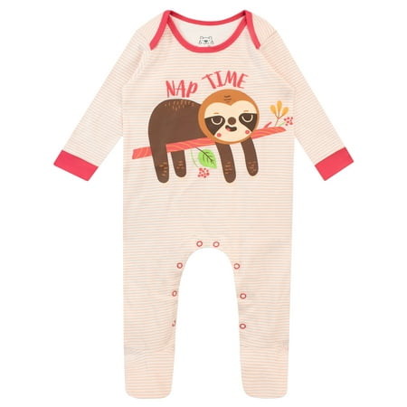 

Harry Bear Baby Nap Time Sloth Long Sleeve Sleepsuit Sizes 3-18 Months