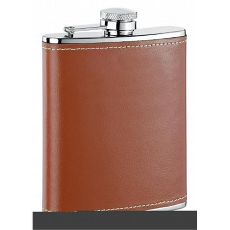 

Visol Hound Brown Leather Liquor Flask - 6 ounce