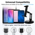 thumbnail image 4 of Shisuyan 1Pcs Video Watching Angle Adjustment Desktop Phone Holder Black Metal Support, 4 of 8