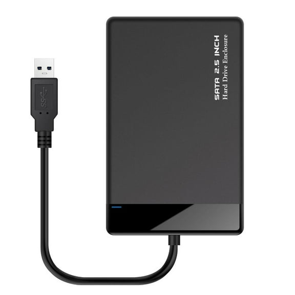 HONCLL Portable 2.5inch Hard Disk Enclosure Case 2.5inch External Hard Drives Enclosure USB3.0 Data Transfer Case for PC Laptop