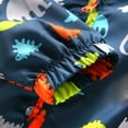 thumbnail image 3 of Lovebay Kids Baby Boy Dinosaur Clothes Waterproof Windbreak Hooded Coat Jacket Outerwear Dark blue 1-2 Years, 3 of 7