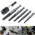 thumbnail image 4 of Juego de Extractor de Tornillos DañAdos y Pernos Rotos de 6 Piezas con Juego de Herramientas de Ejes de Cambio RáPido de 1/4 Extractor de Pernos de Tornillos Defectuosos, 4 of 5