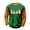 X176 Green, variant on Bysome Boys Tops Graphic Print Long Sleeve Crew Neck T-shirts Halloween Casual Boys Tees Size 3-4 Years Black
