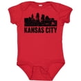 thumbnail image 3 of Inktastic Kansas City Skyline Grunge Boys or Girls Baby Bodysuit, 3 of 5