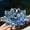 Blue, variant on Hevirgo Artificial Quartz Crystal Lotus Flower Figurine Wedding Party Decor Souvenir