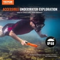thumbnail image 2 of VEVOR Handheld Metal Detection Wand, IP68 Waterproof, 4.5" Search Depth, 3 Operating Modes, LCD Display, Includes Holster & 9V Battery, 2 of 9