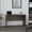 Wenge, variant on 47" Wide White Desk - Modern Simple Table For Bedroom, Living Room, Home. Ample Workspace, Structure. Easy Assembly. Ideal Office, Kitchen Use Laptop & Computer Work Table. Spacious Design,