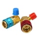 thumbnail image 2 of Conector rápido de aire acondicionado R134a para sistema de acoplamiento alto y bajo de instrumentos MAN ifold, 2 of 4