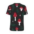 thumbnail image 3 of Balery Amanita Mushroom Baseball Jersey for Men Casual Button Down Shirts Short Sleeve Active Team Sports Uniform-3X-Large, 3 of 9