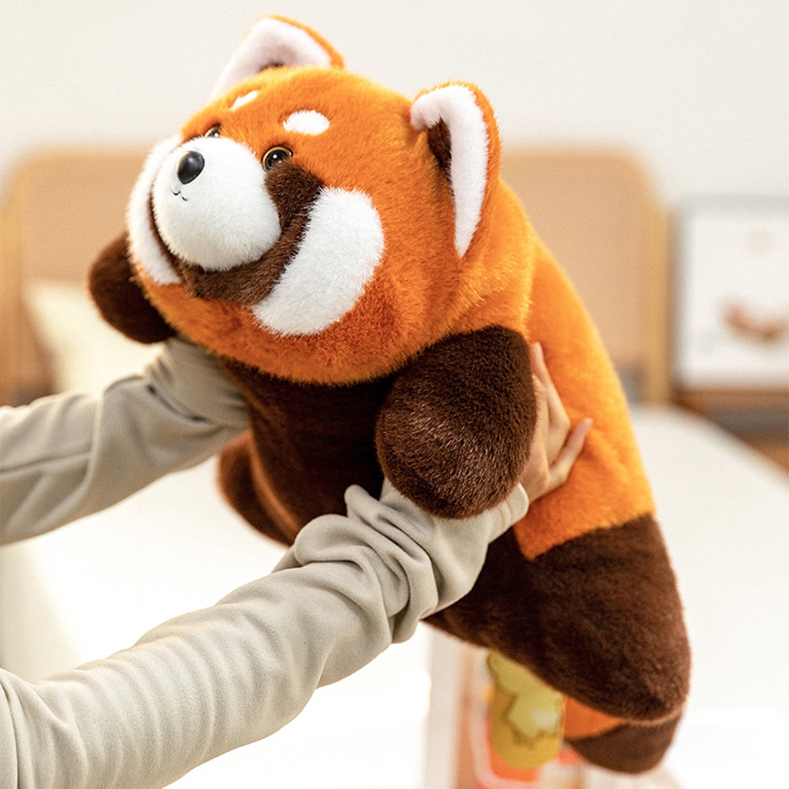 YIFAEUX Tummy Doll Plush Weighted Stuffed Animals Soft Panda Fox Koala Plushies for Anxiety Relief Sleep Support Cuddling Body Pillow Kids Adults Gift Decor