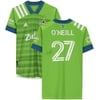 Shane O'Neill Seattle Sounders FC Autographed Match-Used #27 Green Jersey from the 2020 MLS Season - Fanatics Authentic Certified