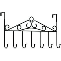 Over The Door Hook,Over Door Towel Rack,Over The Door Coat Rack,Door Hanger,Door Coat Hanger,Door Hooks for Hanging Clothes,Hanging Storage Rack for Hat,Robe Towels Hooks,Behind Back of Bathroom