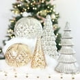 thumbnail image 5 of Set of 5 Illuminated Mercury Trees, 2026 New Upgrade Mercury Christmas Trees with Led, Silver Christmas Decorations Tree Figurine for Xmas Home Party Centerpiece Tabletop Mantel, 5 of 6