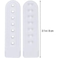 thumbnail image 2 of 50pcs Snapback Extender Hat Strap Clip Plastic Repair Fasteners Buckle Strap with 7 Holes for Baseball Cap Cowboy Hat (White), 2 of 8