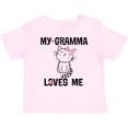 thumbnail image 3 of Inktastic Gramma Loves Me Girls Girls Baby T-Shirt, 3 of 5