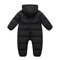 thumbnail image 4 of Newborn Infant Baby Boys Girls Snowsuit Kids Winter Jumpsuit Hoodied Puffer Coat 0-12M, 4 of 13