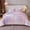 Blush Pink Floral, variant on Koniroom 3 Pieces Gradient Blush Pink Grey Comforter Set Queen Size, Reversible Bedding for Women Teen Girls