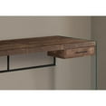 thumbnail image 4 of Computer Desk - 48"L / Brown Reclaimed Wood/ Glass Panels, 4 of 5