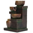 thumbnail image 4 of Waterfall Flowing Decoration, Stylish Tabletop Waterfall Fountain Resin USB  for Office, 4 of 8