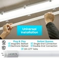 thumbnail image 5 of Luxrite 4FT T8 LED Tube Light, 13W=32W, 3000K Soft White, Single-End or Double-End Powered, F32T8 25-Pack, 5 of 6