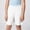 White, variant on Cethrio Boys Athletic Shorts Size 10-12, Summer Elastic Waist Breathable Casual Loungewear Shorts Gray