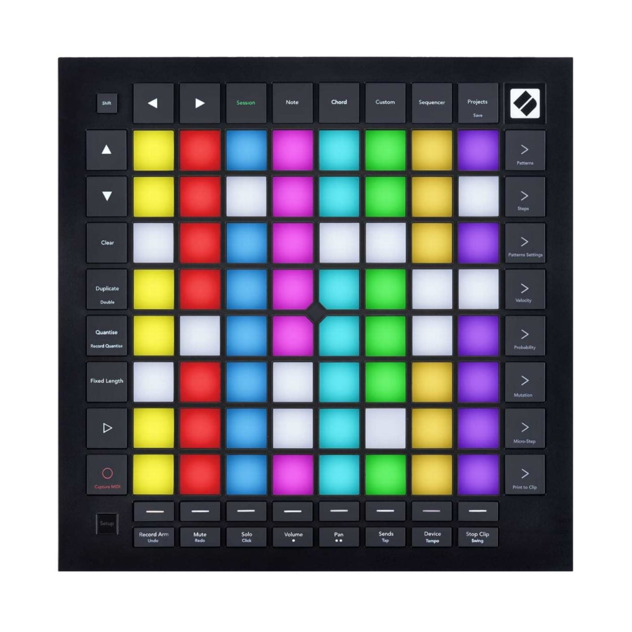 Novation Launchpad Pro MK3 with Over-Ear Headphones & Knox 3.0 4 Port USB Hub