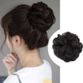 thumbnail image 4 of 1PCS Chignon Désordonné Extension de Chouchous Cheveux Bouclés Ondulés Synthétiques pour Femmes Chignon Postiche, 4 of 6