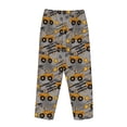 thumbnail image 5 of Xecao Retro Excavator Women's Straight Lounge Pajama Pants: The Epitome of Relaxed Sleepwear, 5 of 9