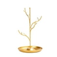thumbnail image 3 of simhoa Jewelry Display Stand Bracelet Necklace Ears Storage Rack for Tabletop Gold, 3 of 5