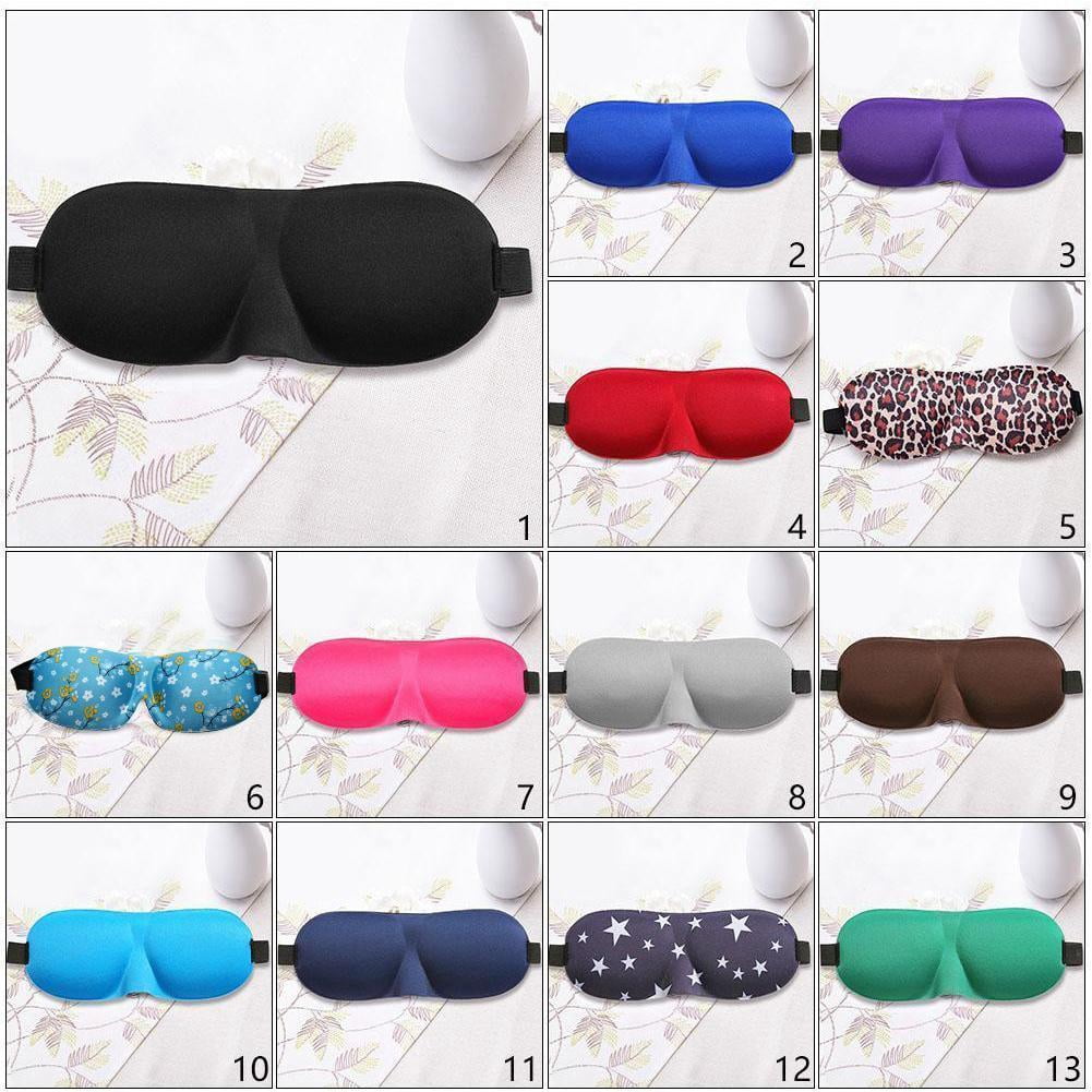 Unisex 3d Sleep Mask, Lightweight & Comfortable Soft Travel Eye Mask Sleeping Blindfold Z0Z8