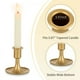 thumbnail image 5 of Juego de 18 portavelas Romadedi Gold para velas cónicas, 5 of 7