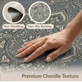 thumbnail image 6 of ODIKA 8'x10' Washable Area Rug Durable, Non-Slip Large Bound Inspired Ornate Centerpiece Subtle Decorative for Living Room, Under Sectional, Family, 6 of 7