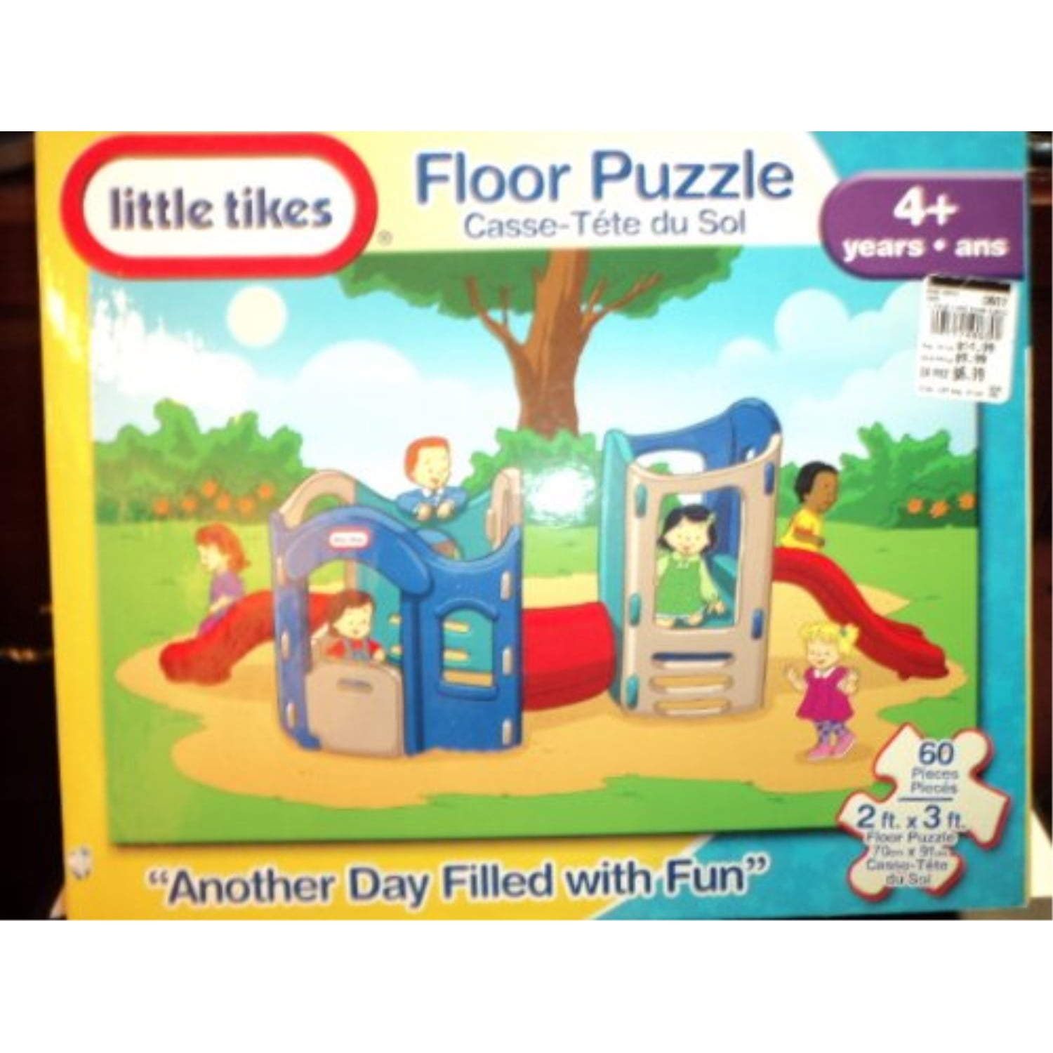 little tikes floor puzzle "another day filled with fun"