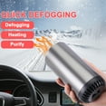 thumbnail image 4 of LELINTA Portable Car Heater Defroster, 1 Windshield Defogger Defroster That Plug Into Cigarette Lighter,Auto Heater Car Windscreen Demister Heater with Purification for Winter(12V 150W ), 4 of 8