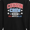 thumbnail image 3 of Instant Message - Cousin Crew Red White Blue - Toddler & Youth Long Sleeve Graphic T-Shirt, 3 of 6