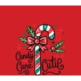 thumbnail image 4 of Candy Cane Cutie Youth Red Crew Neck Short Sleeve Tee-XXL, 4 of 4