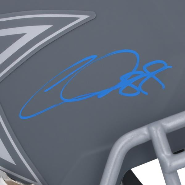 CeeDee Lamb Dallas Cowboys Autographed 2024 Slate Speed Replica Helmet - Fanatics Authentic Certified