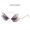 Gold Frame Progressive Gray, variant on Trendy Sunglasses: Exaggerated Gradient, Metal Frame, AC Lens, Personality, Hip Hop, Unisex Style, Colorful Beach Glasses