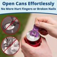 thumbnail image 4 of 24pcs Grasoftness Tab Opener, Easy Tab Opener & Drink Protector, Sealing Simple Opener, 4 of 5