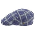 thumbnail image 3 of Men's Cotton Plaid Newsboy Ivy Caps Flat Ivy Caps Snap Brim Ivy Caps, 3 of 5