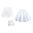 thumbnail image 2 of Conjunto de enagua corta de 2 capas, disfraz de Lolita para fiesta de cosplay, suministros de recuerdo 45 centímetros, 2 of 8