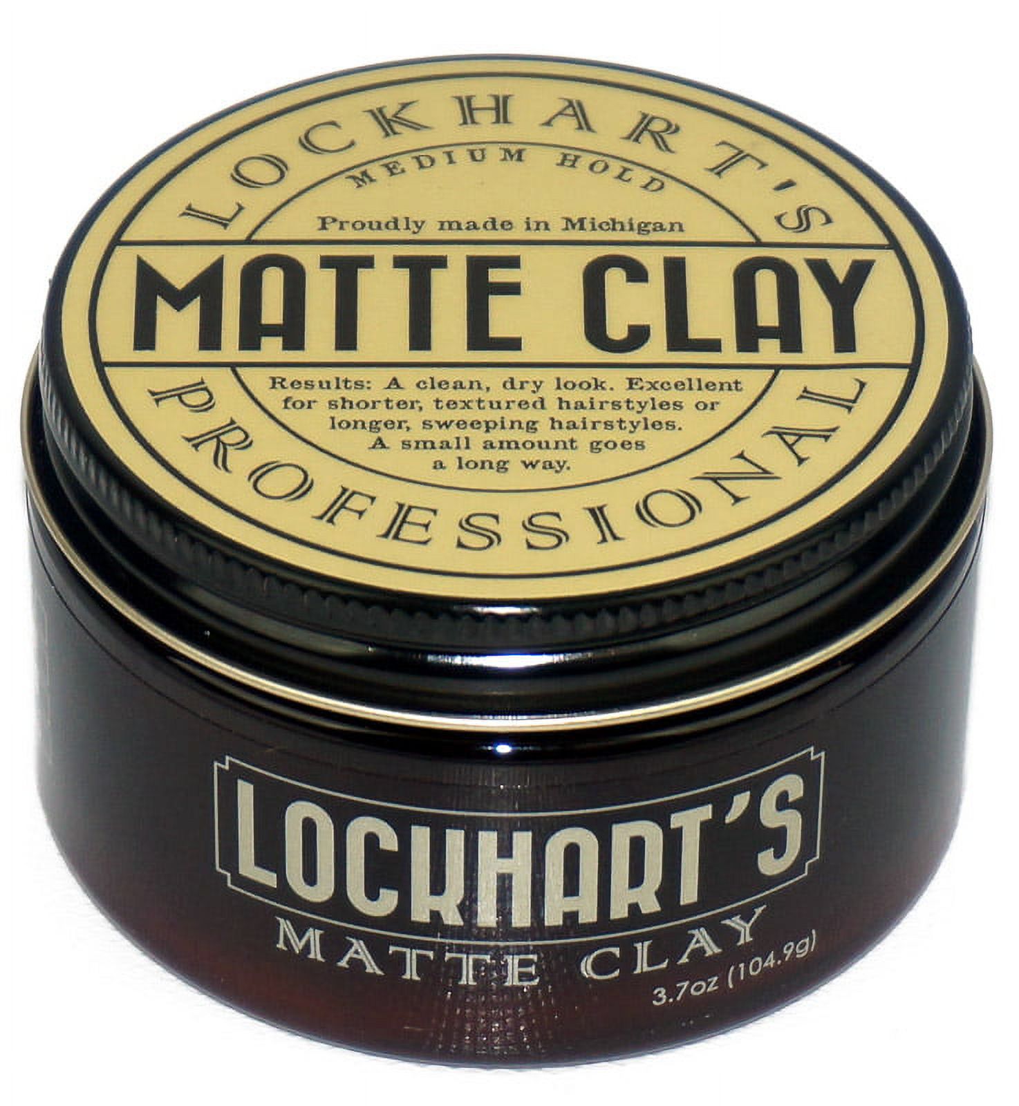 LOCKHART'S Professional Matte Clay Hair Pomade 3.7 oz - image 2 of 3